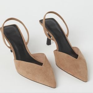 H&M Vegan slingbacks